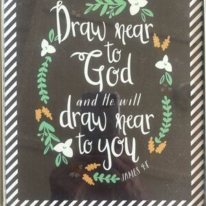 Favorite Verse Wall Art: James 4:8